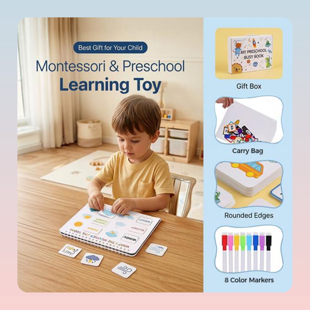 30 Activity Preschool Busy Book