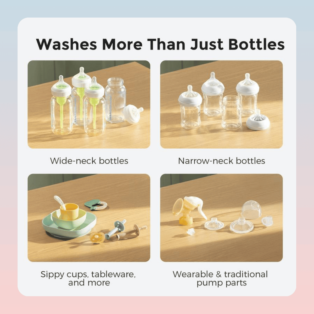 Compact Bottle Washer Sterilizer and Dryer