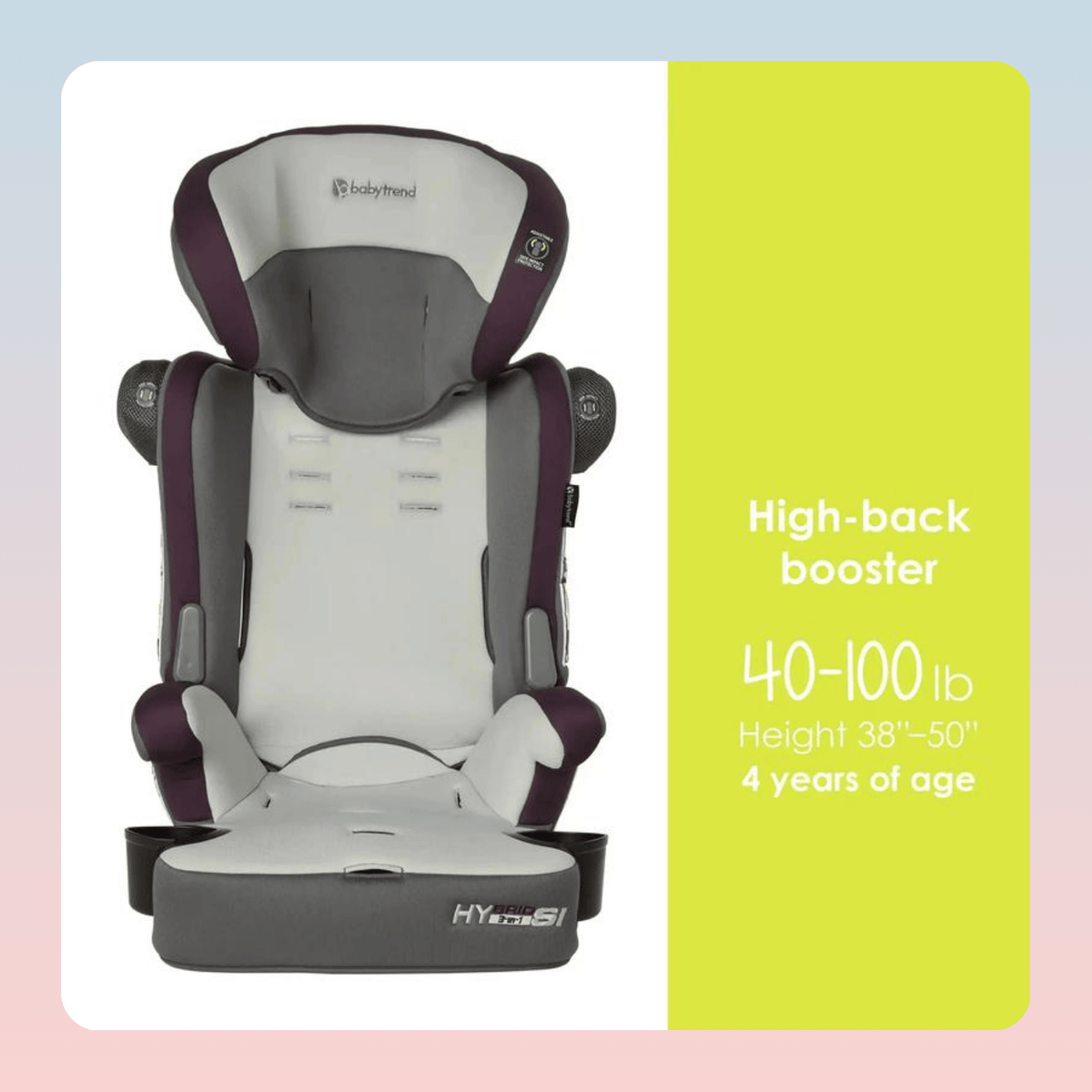 3-in-1 Harness Booster Car Seat