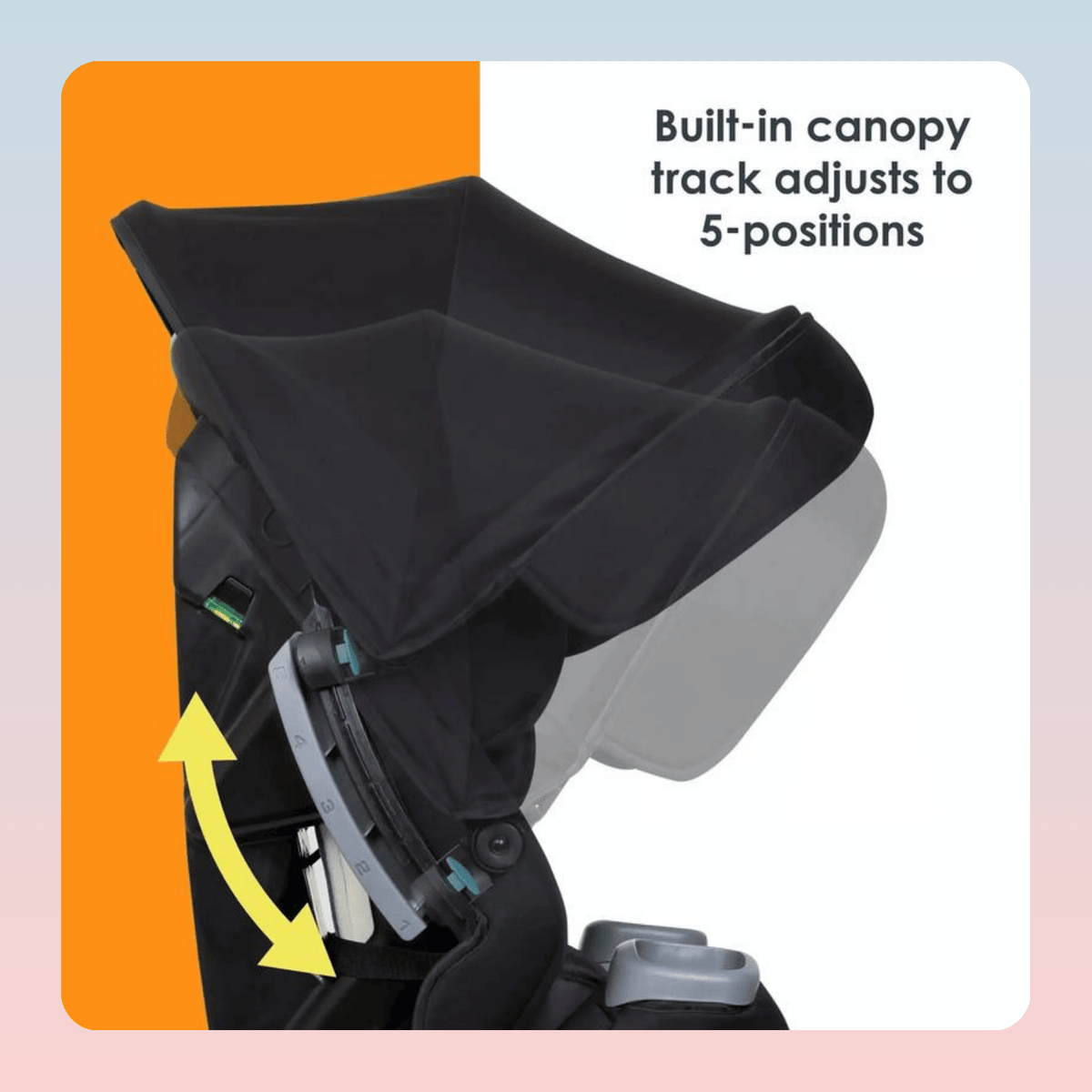 Convertible 4-in-1 Car Seat With Canopy