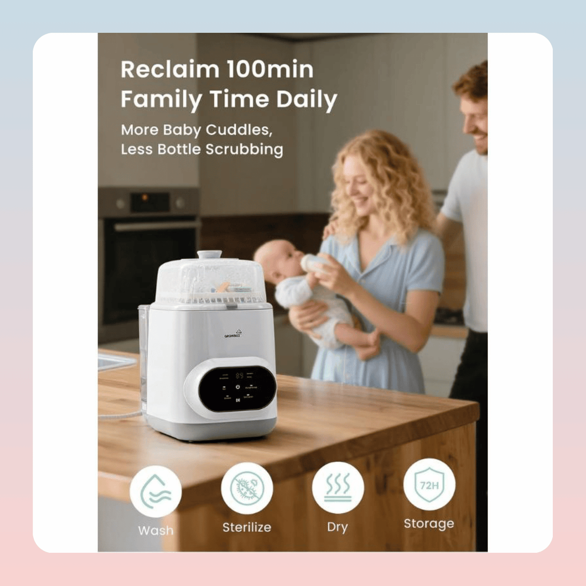 Countertop Baby Bottle Washer and Sterilizer
