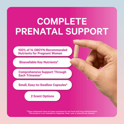 Prenatal Multivitamin with Vegan DHA (60 Capsules)