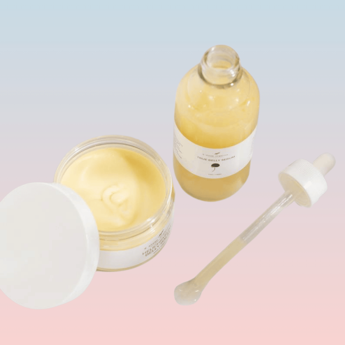 Pregnancy Belly Serum and Balm Set (2 Piece)