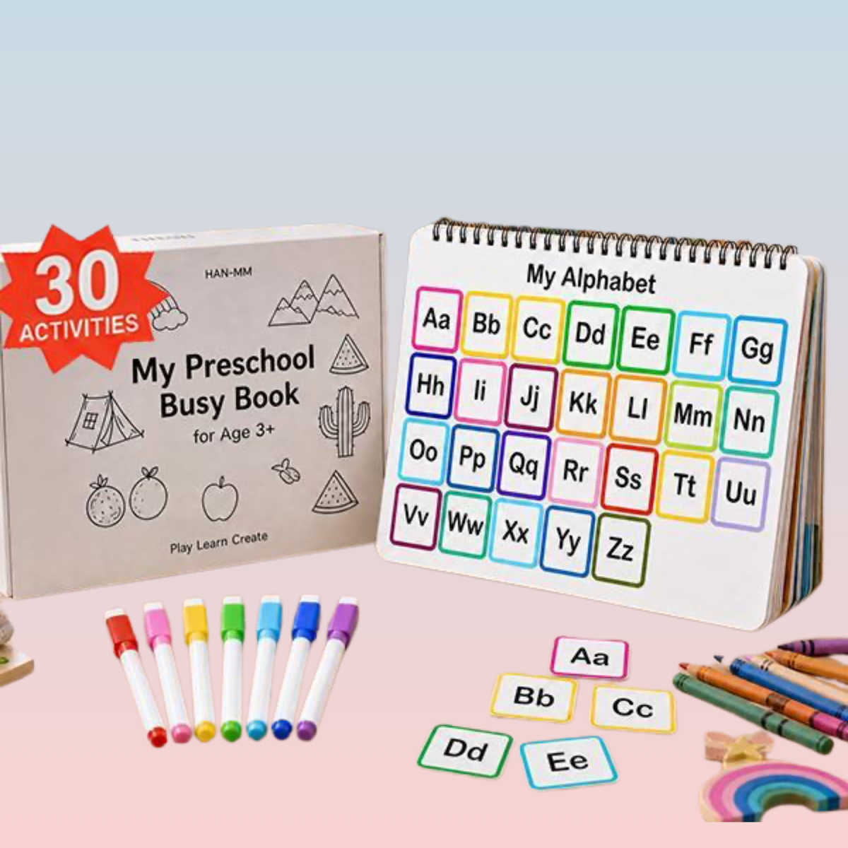 30 Activity Preschool Busy Book