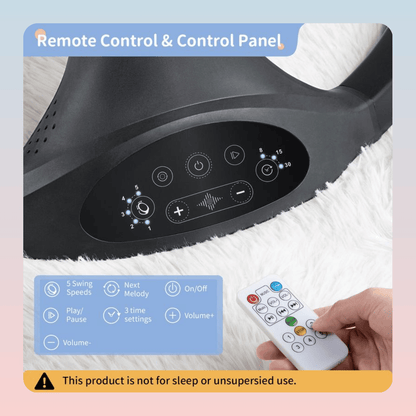 Electric Baby Swing With Remote Control