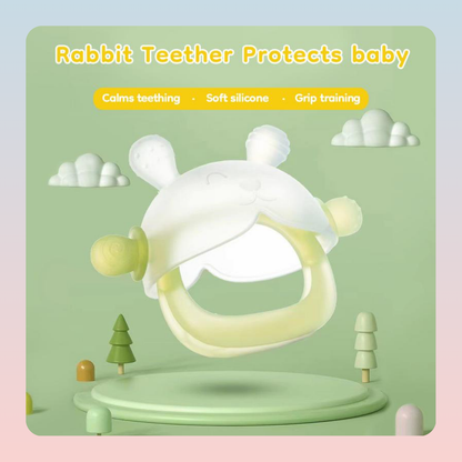 Wearable Silicone Bunny Teether Mitten