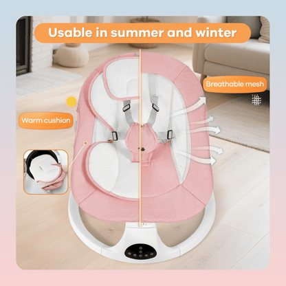 Electric Baby Swing with Bluetooth Music