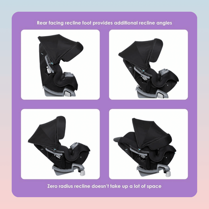 Convertible 4-in-1 Car Seat With Canopy