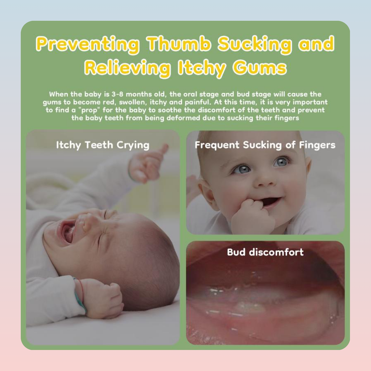 Wearable Silicone Bunny Teether Mitten