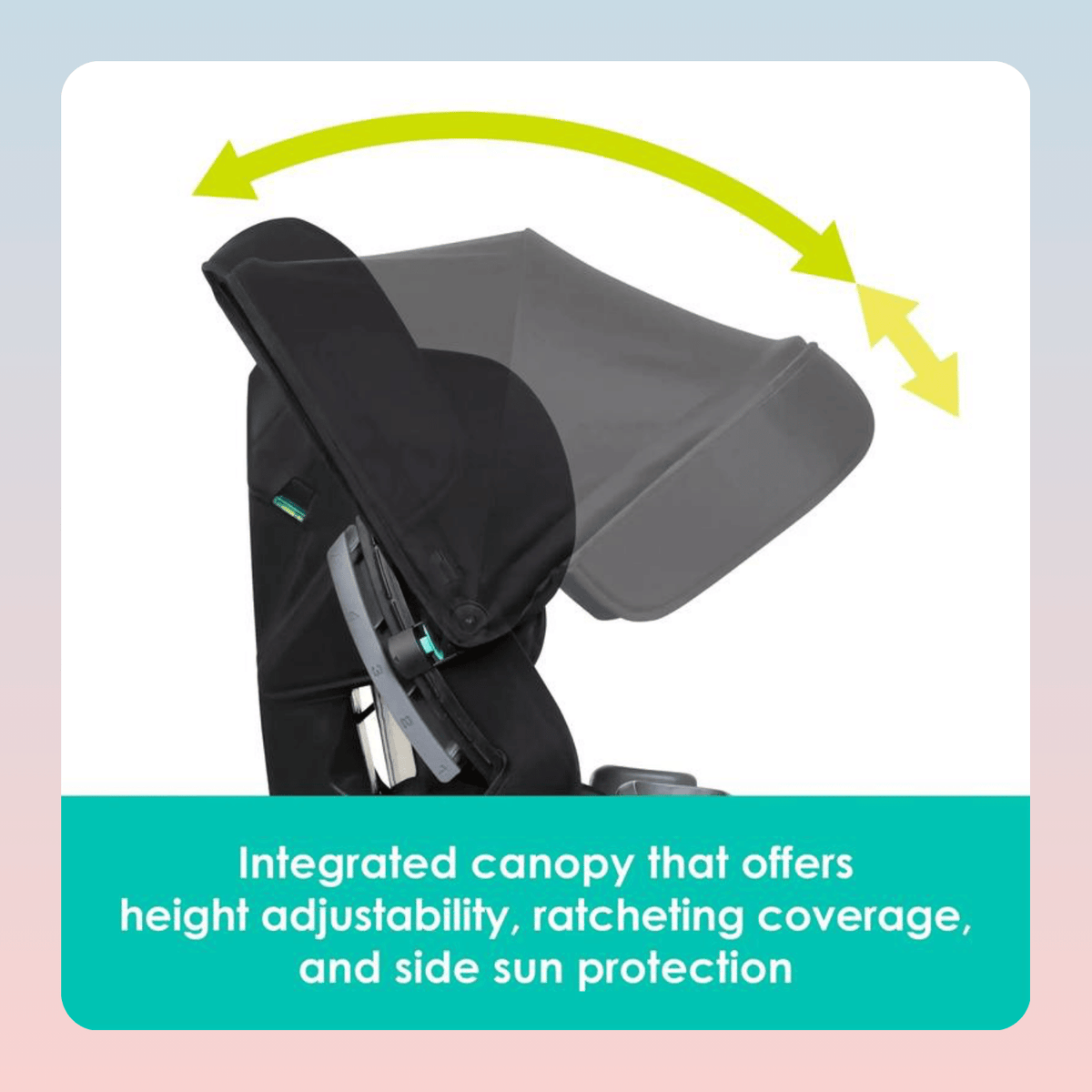 Convertible 4-in-1 Car Seat With Canopy