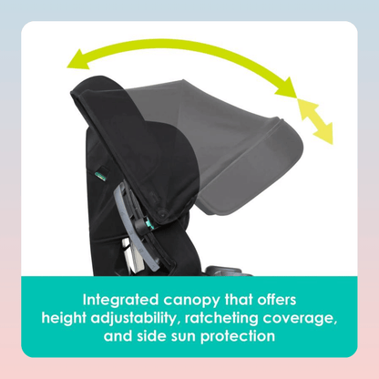 Convertible 4-in-1 Car Seat With Canopy