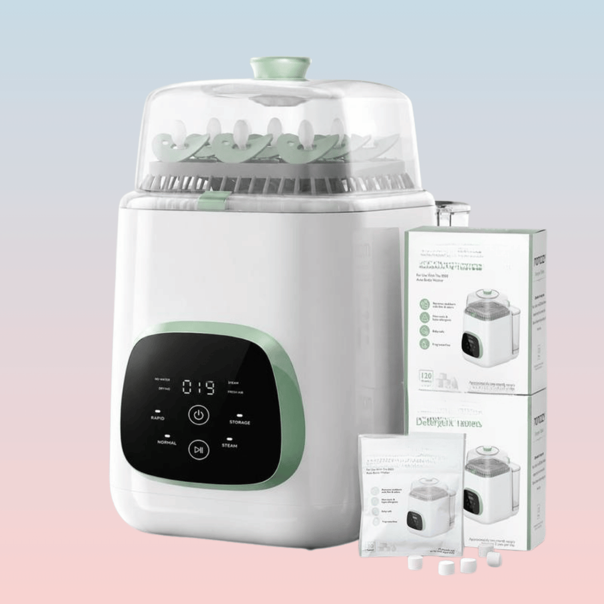 Compact Bottle Washer Sterilizer and Dryer