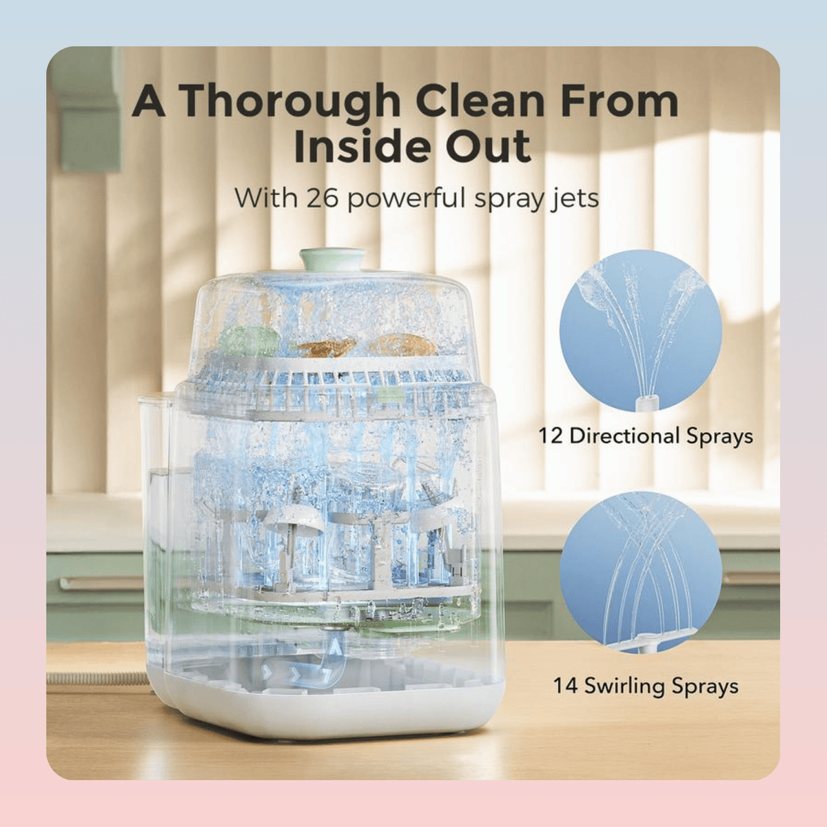 Compact Bottle Washer Sterilizer and Dryer