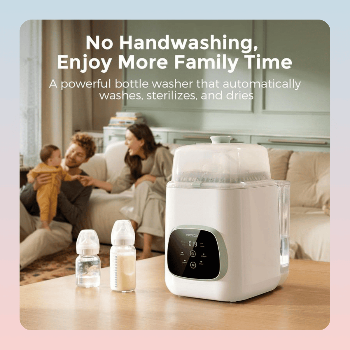Compact Bottle Washer Sterilizer and Dryer