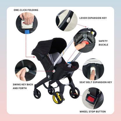 Infant Car Seat Stroller Combo